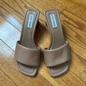 Steve Madden ‘Saged’ Heels in Tan Leather - worn once and like new!